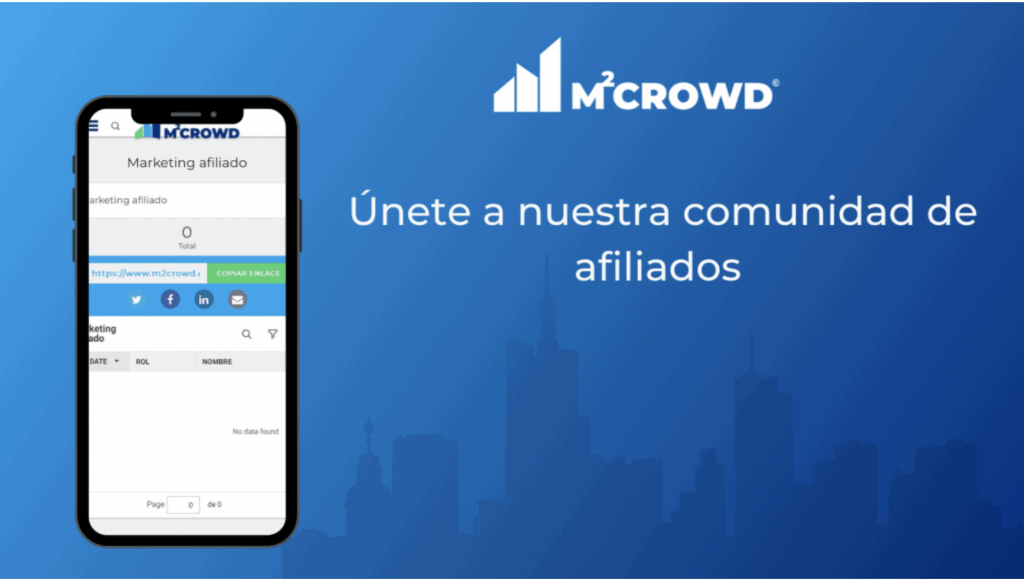 ¿Cómo funciona el programa de afiliados de M2CROWD?